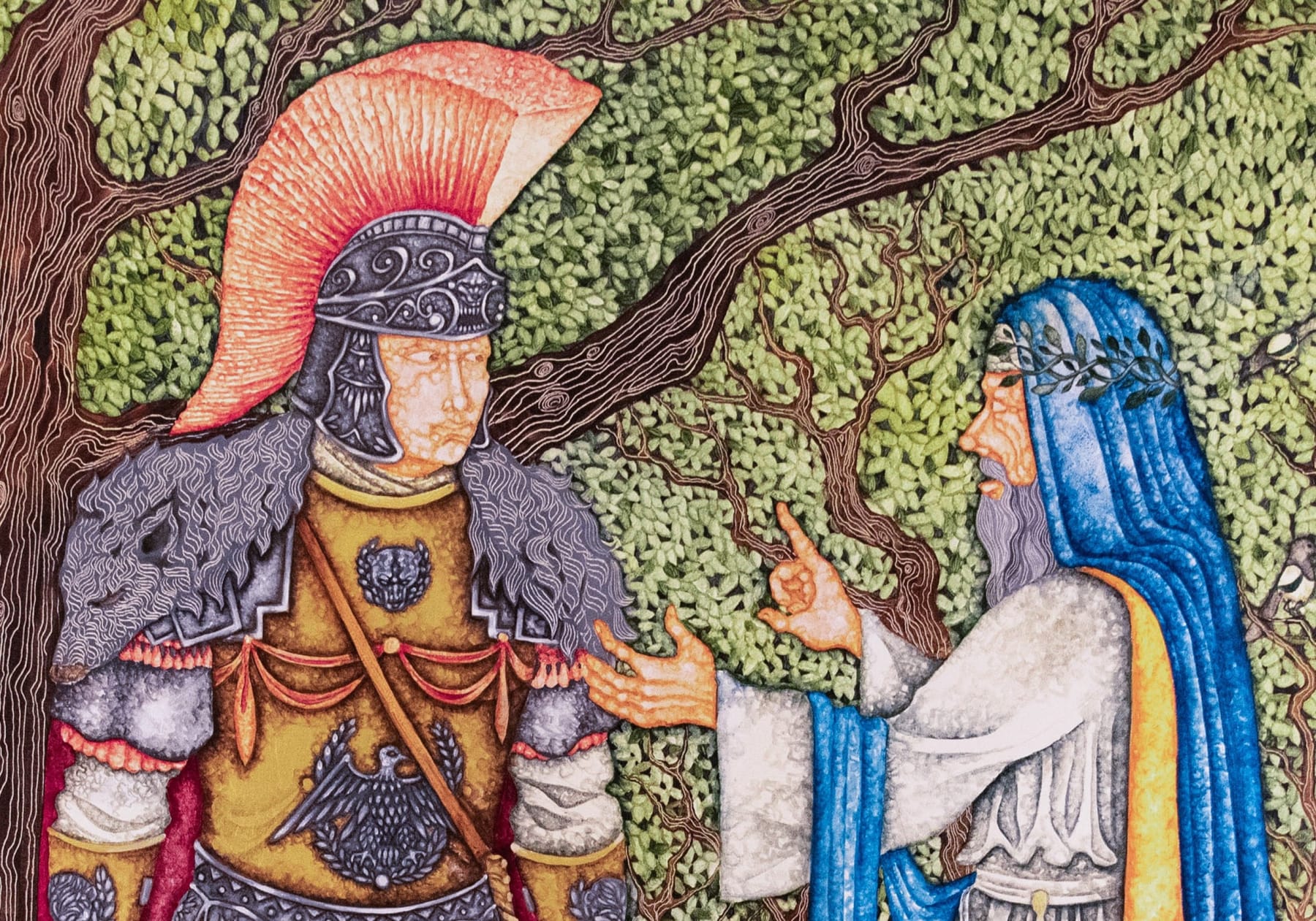 Joe Machine, The Meeting of Arthur and Merlin, 2019