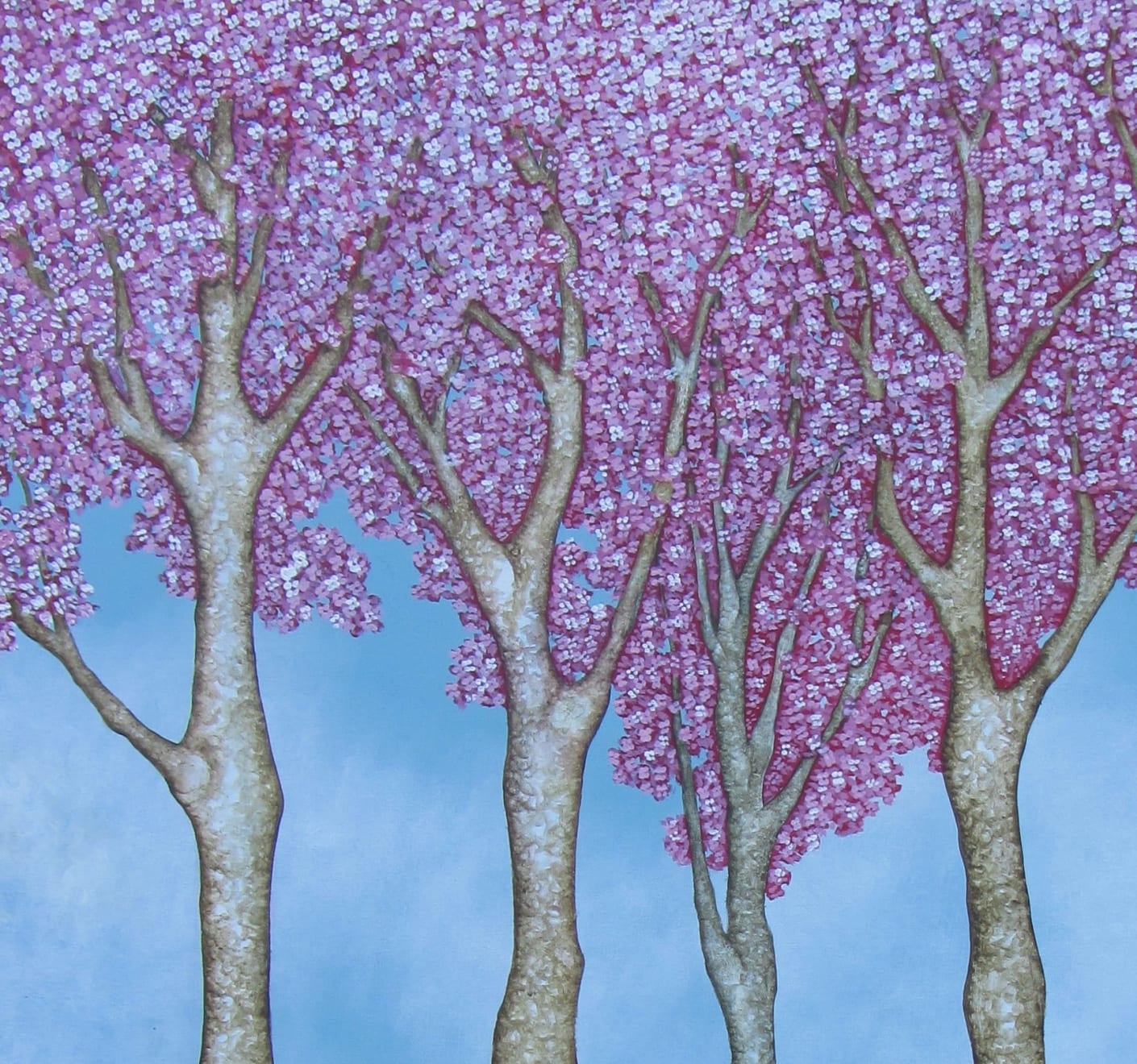 Joe Machine, Cherry Trees in Blossom, 2020
