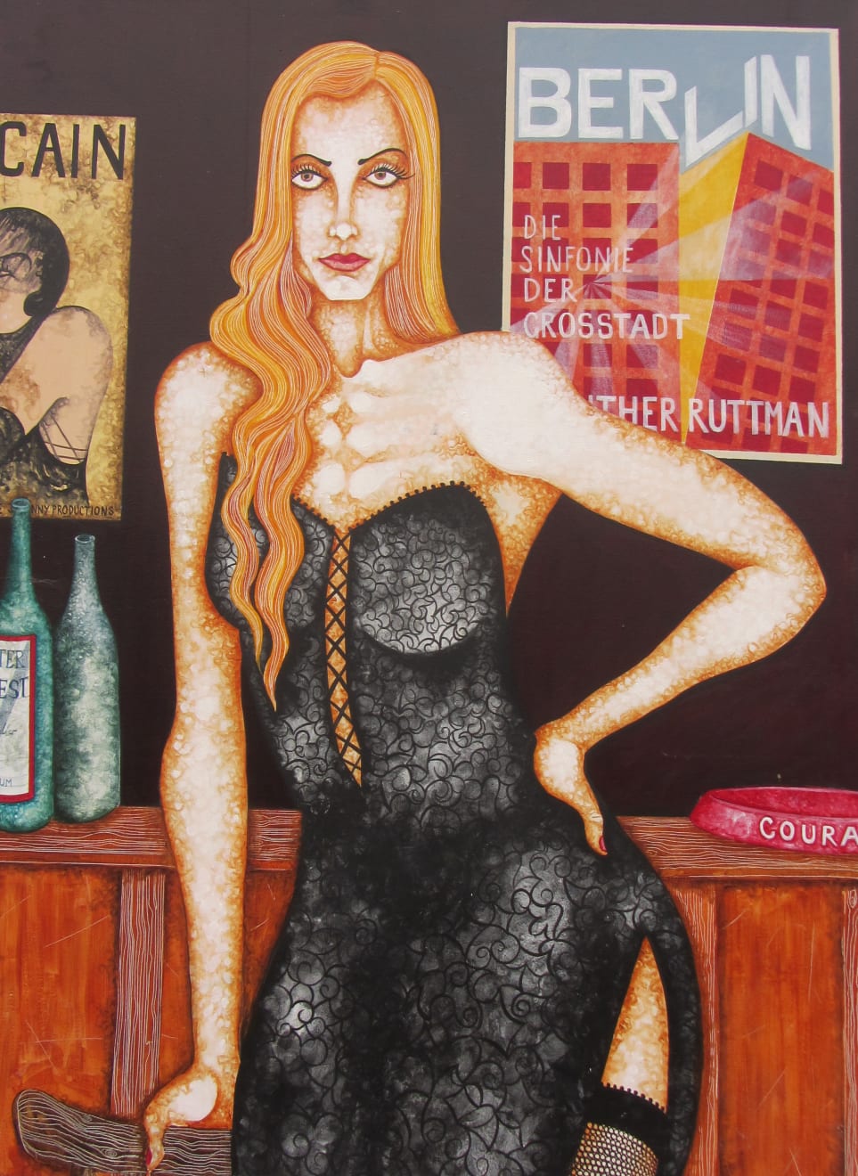 Joe Machine, Potrait of Ute Lemper, 2019