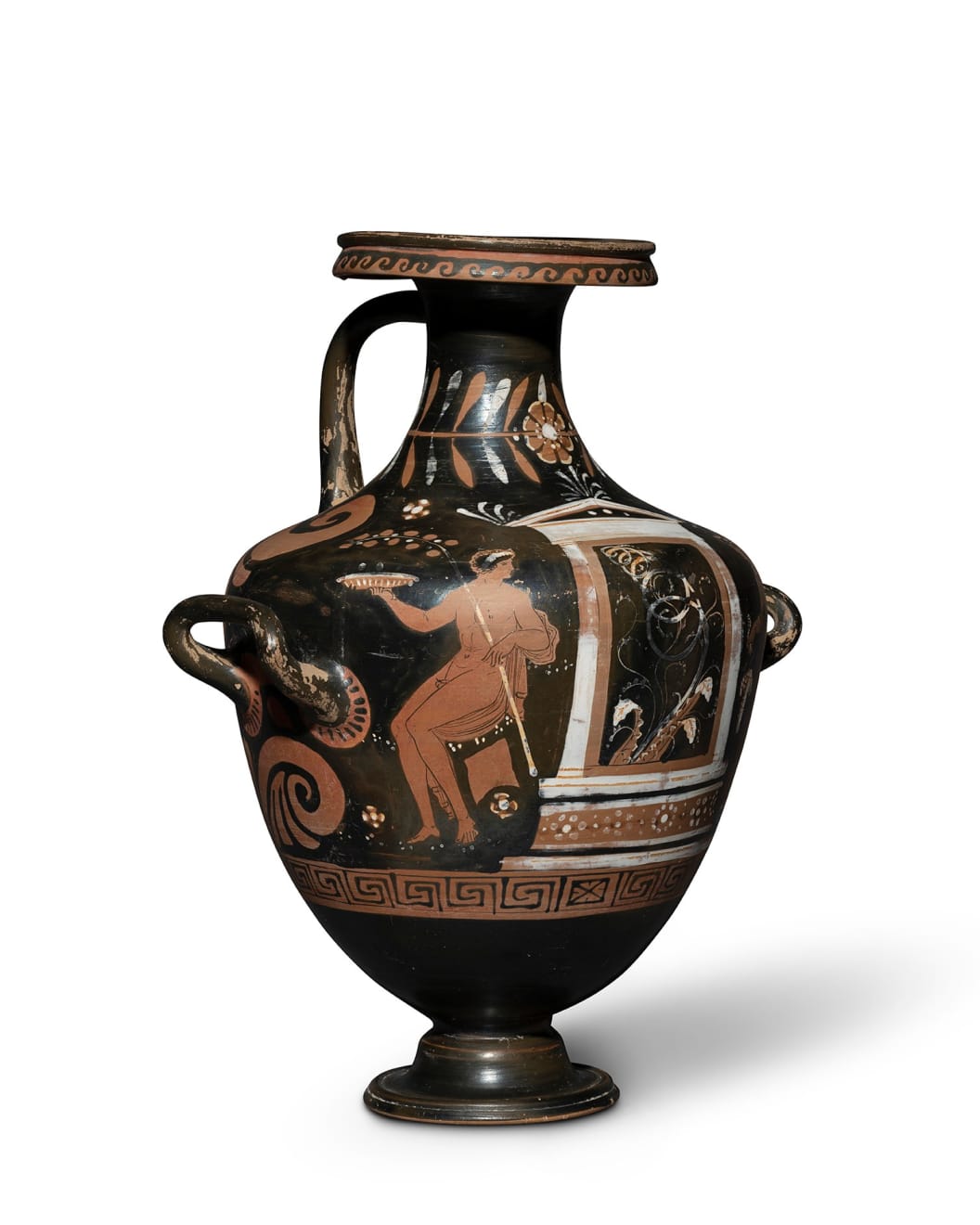 Greek, A Greek red-figure hydria, attributed to the Circle of the Darius and Underworld Painters, Apulian, circa 350 - 340 BC