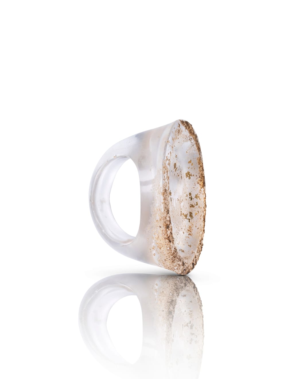 Greek, A large Greek rock crystal and glass ring, Hellenistic, circa 3rd - 2nd century BC