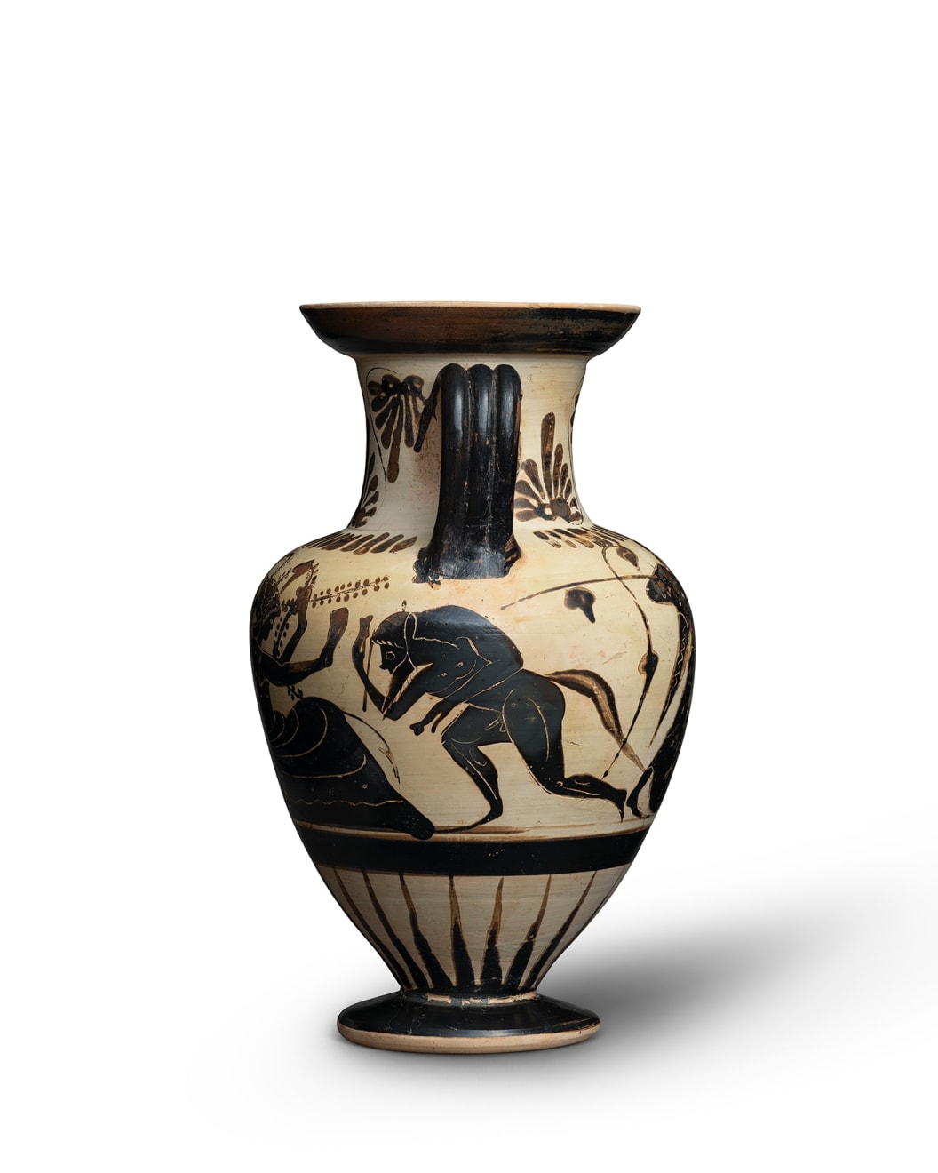 Greek, An Attic white-ground amphora of the Light Make Class, attributed to the Pescia Painter, circa 525 - 475 BC