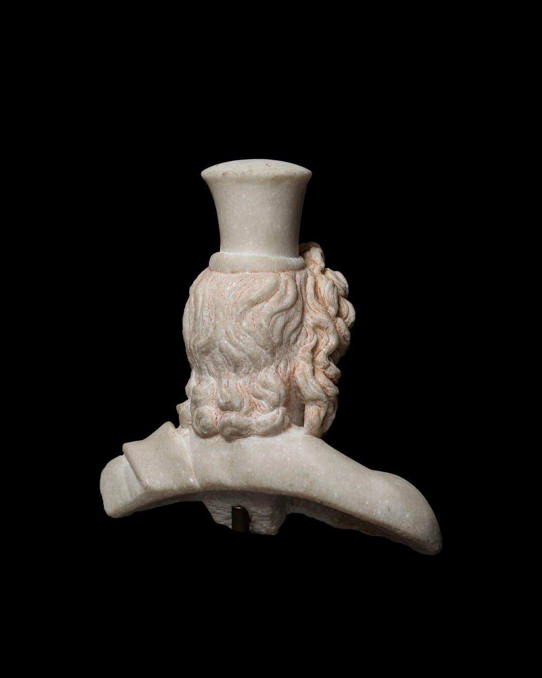 Egyptian, A Greek marble bust of Serapis, Hellenistic Period, circa 2nd - 1st century BC