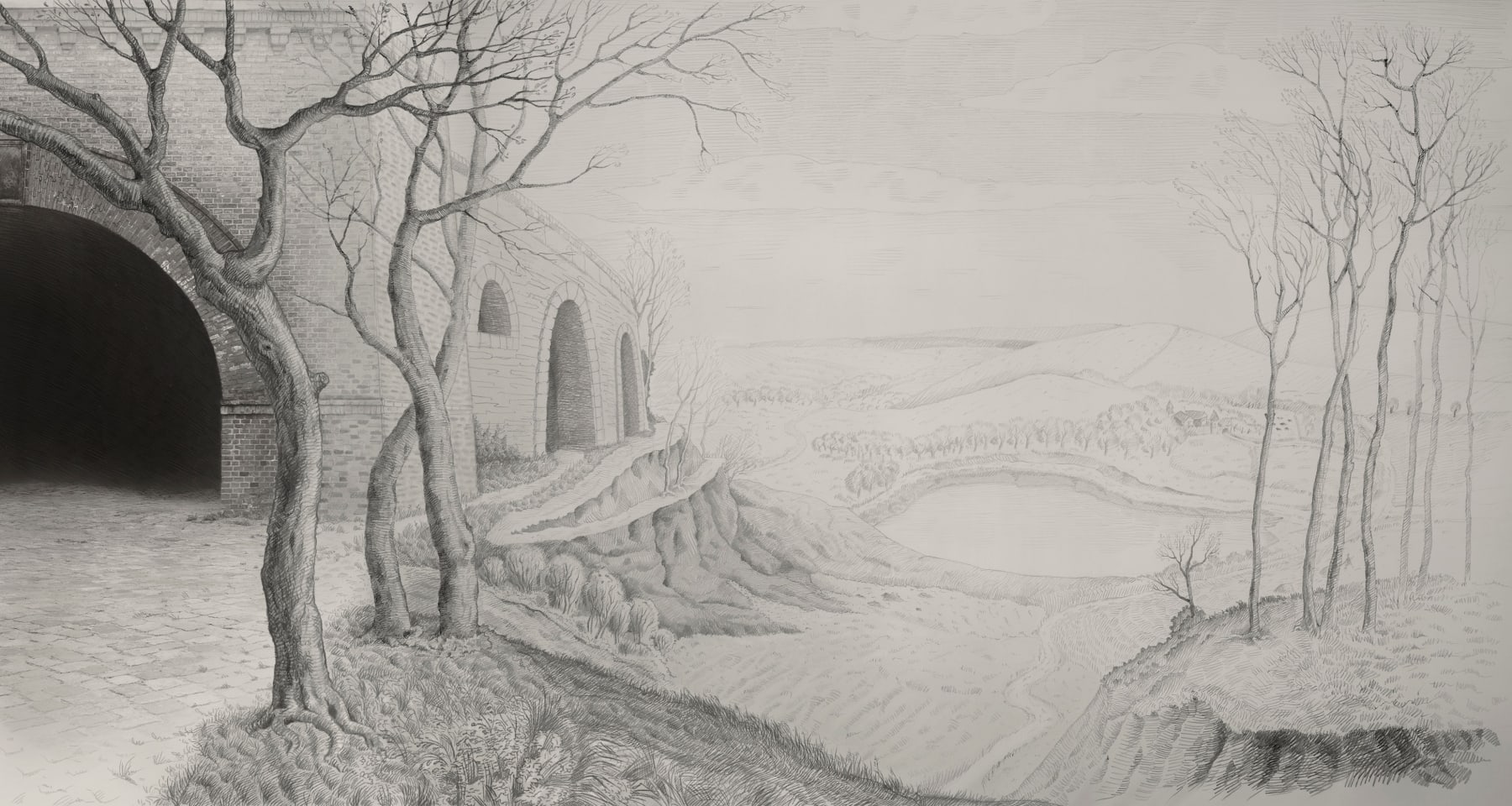 Katerina Belkina, Two Towers (Triptych), 2019