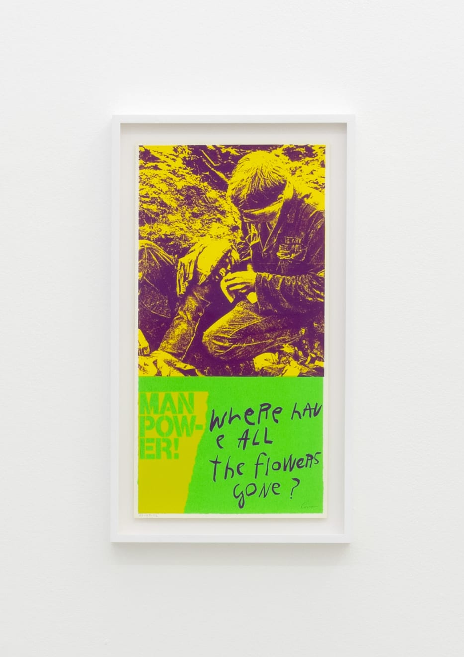 Corita Kent, manflowers, 1969