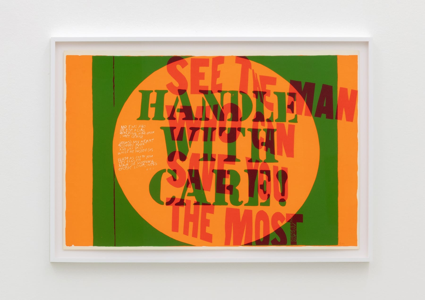 Corita Kent, handle with care, 1967