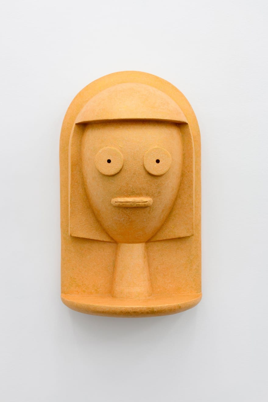 Nick Evans, Waking Head (gold), 2023