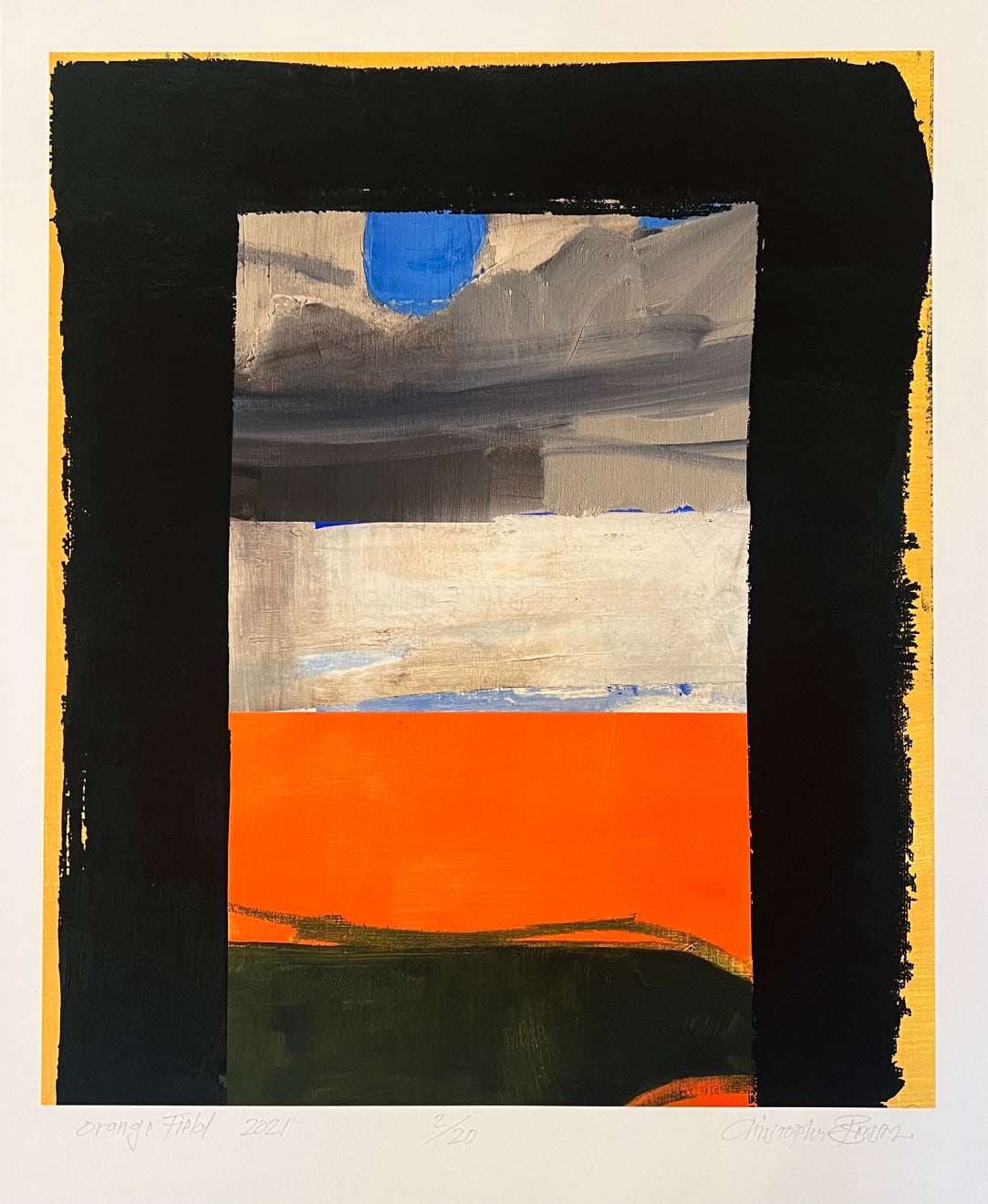 Christopher Benson, Orange Field (AP), 2021