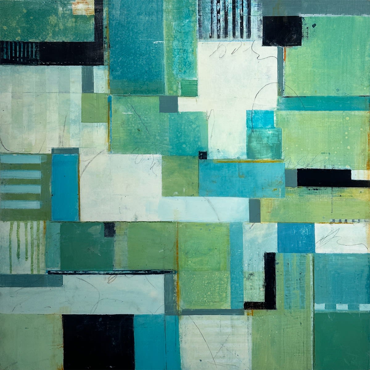 Elyse Katz, Glimpses From Above, 2022