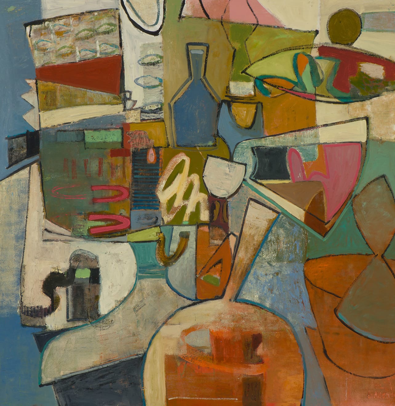 Leslie Allen, Bottles Blades & Shop Vac, 2023