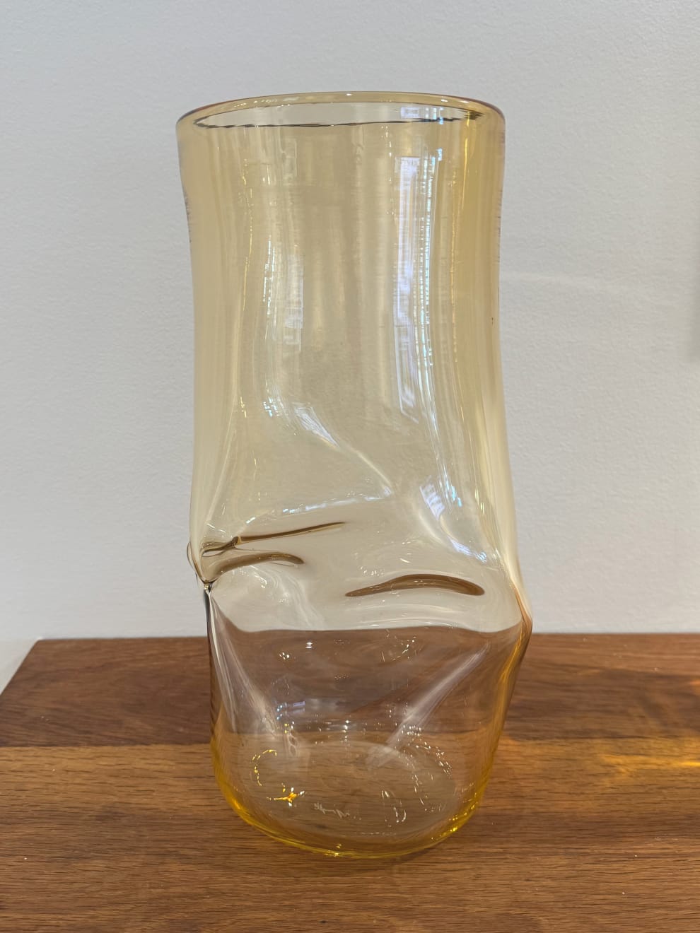 Austin Fields, Aurora Sculptural Vase, Amber , Small, 2025
