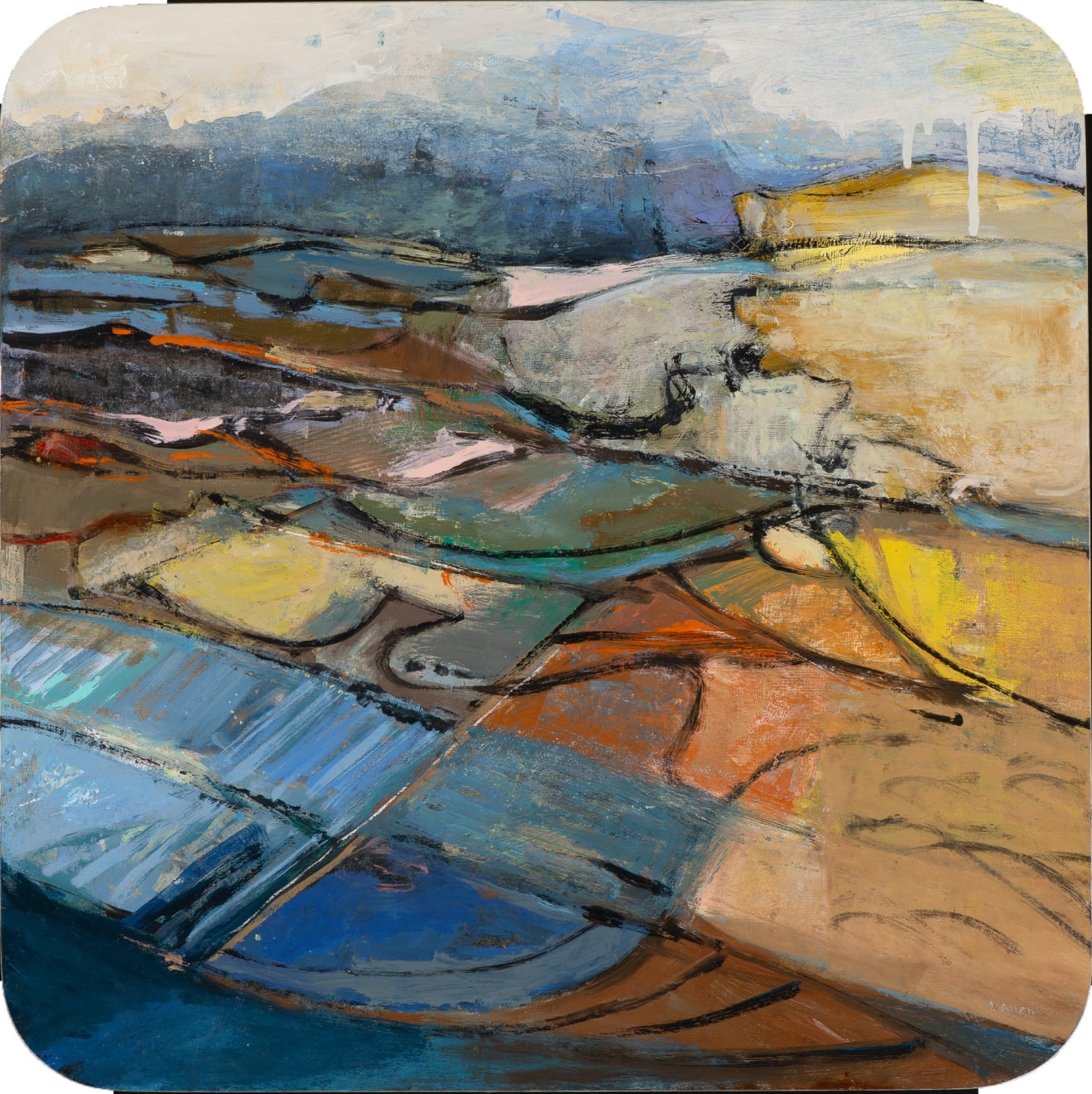 Leslie Allen, Wavy Terrain, 2024