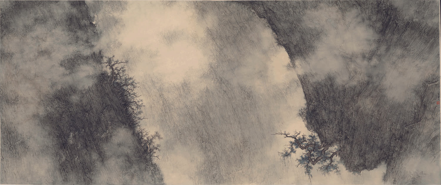 Li Huayi 李華弌, Antique-like Beauty Between Cliffs《崖間蒼古》, 2012