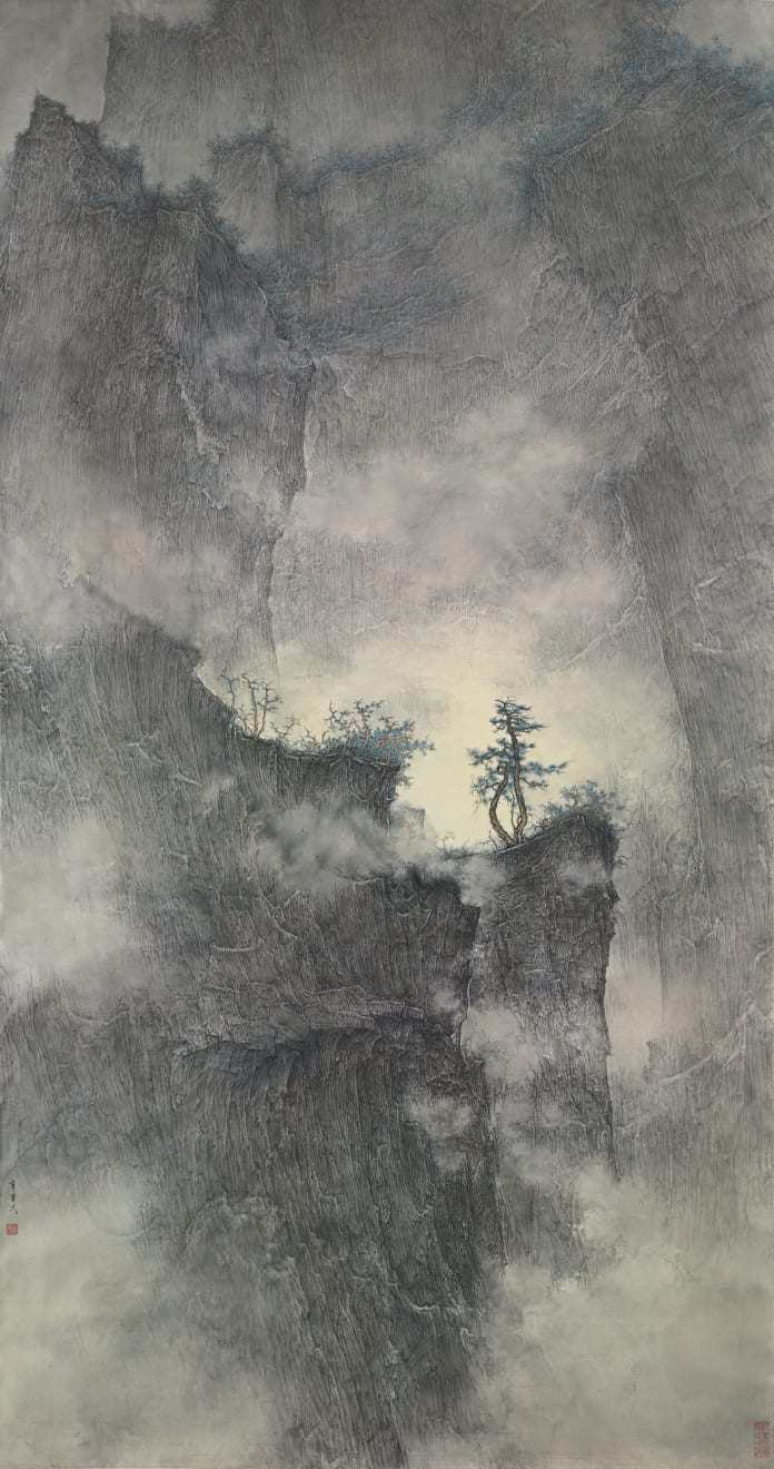 Li Huayi 李華弌, Pines in Pureland Mist 《淨土霧松》, 2012
