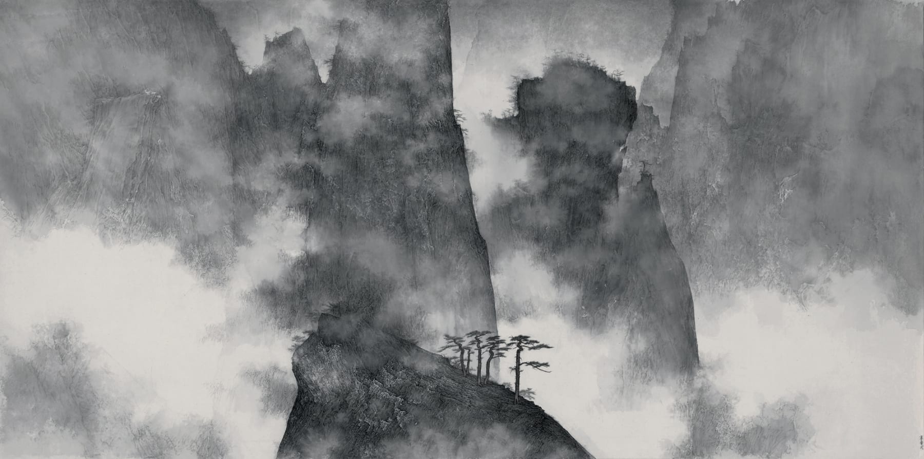 Li Huayi 李華弌, Mountains Hidden in Clouds and Mist 《雲山霧靄》, 2008