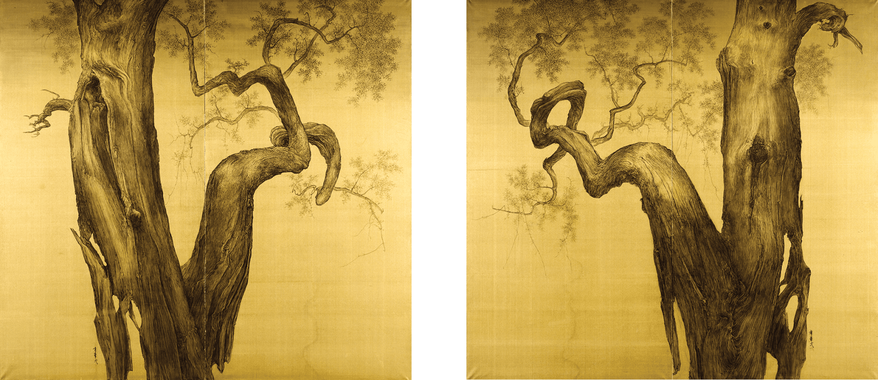 Li Huayi 李華弌, Ancient Cypress 《雙古柏》, 2013