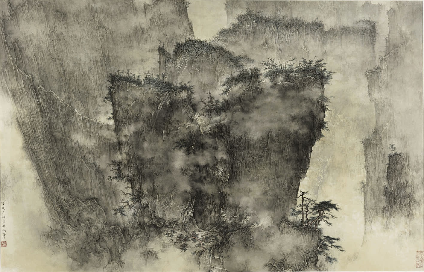 Li Huayi 李華弌, A Gathering of Pines and Clouds 《雲松聚》, 2007