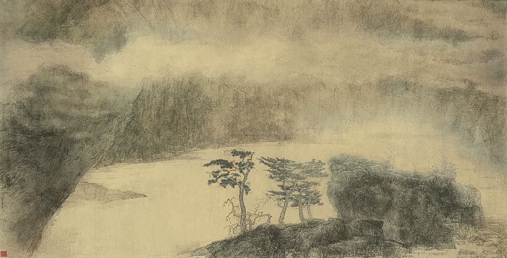 Li Huayi 李華弌, Landscape in the Mist 《微雨芳草岸》, 1997-1998