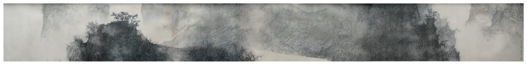 Li Huayi 李華弌, Pine Tree Bathing in Breeze《松風清遠圖》, 2011