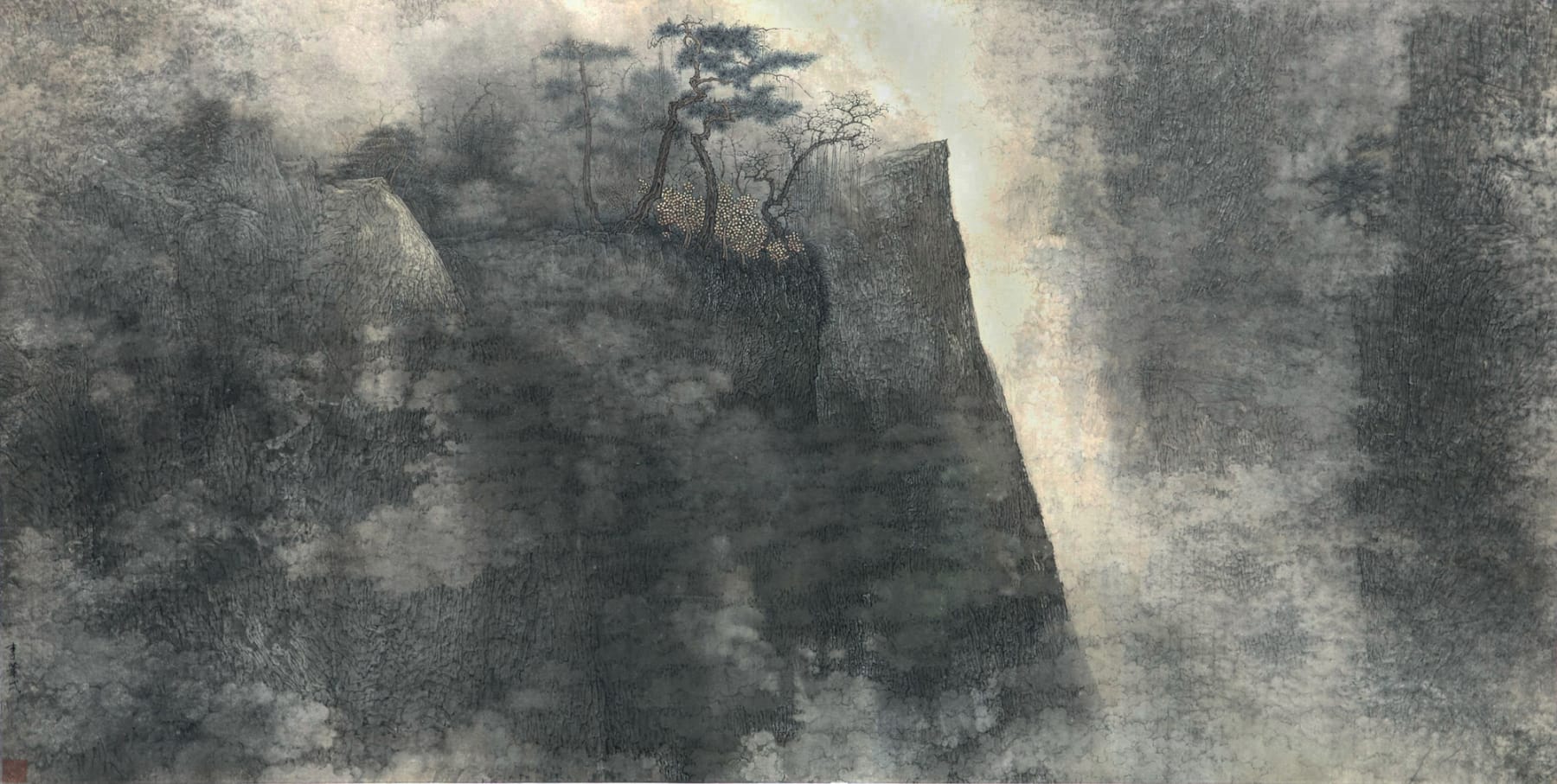 Li Huayi 李華弌, Listening to Clouds 《幽壑聽雲》, 1999