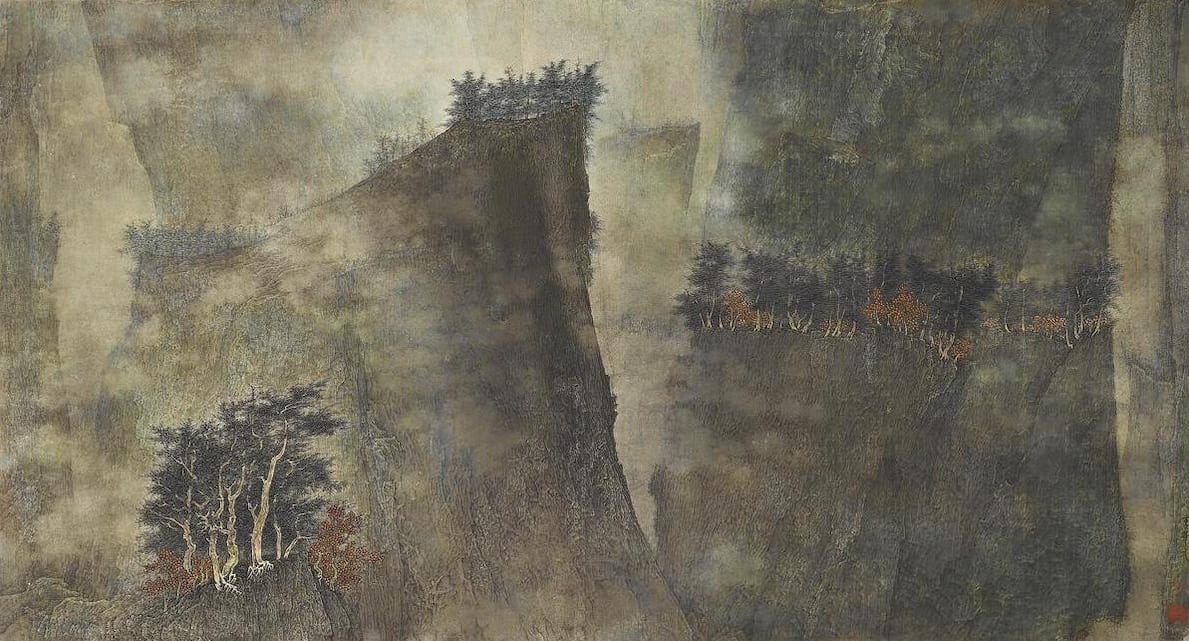 Li Huayi 李華弌, Landscape in Song Dynasty Style《宋風山水》, 2002
