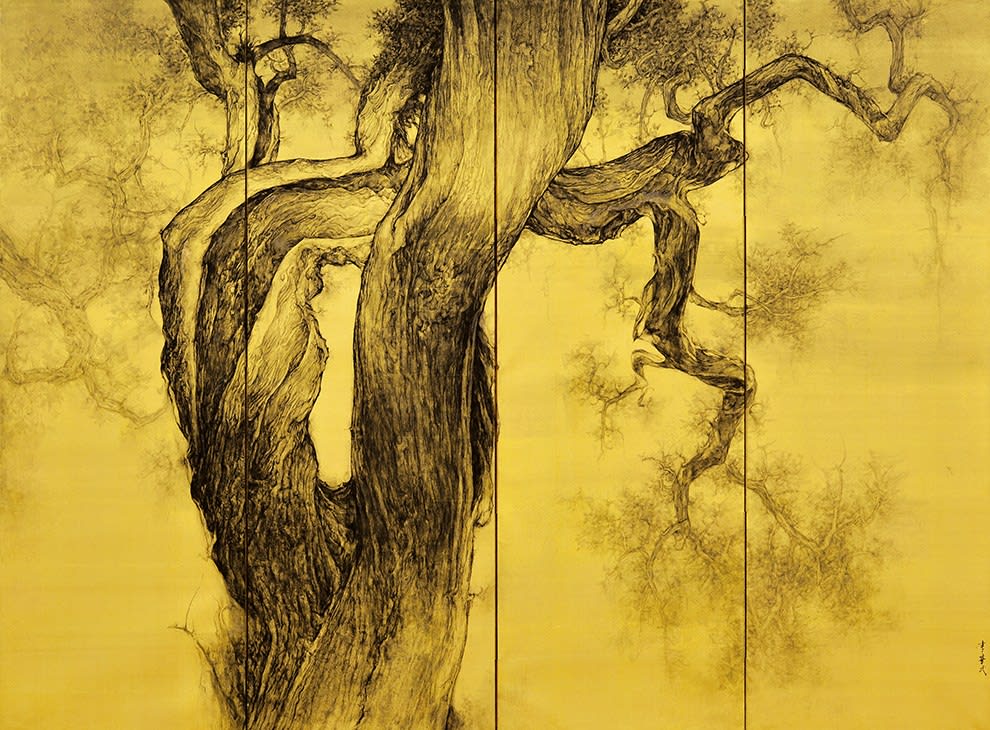 Li Huayi 李華弌, Lofty Pine《滄松攀雲圖》, 2014