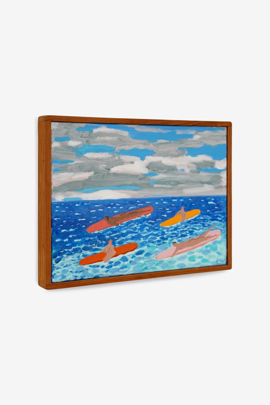 Rob Moss Wilson, Naked Surf Sesh Paddle Out