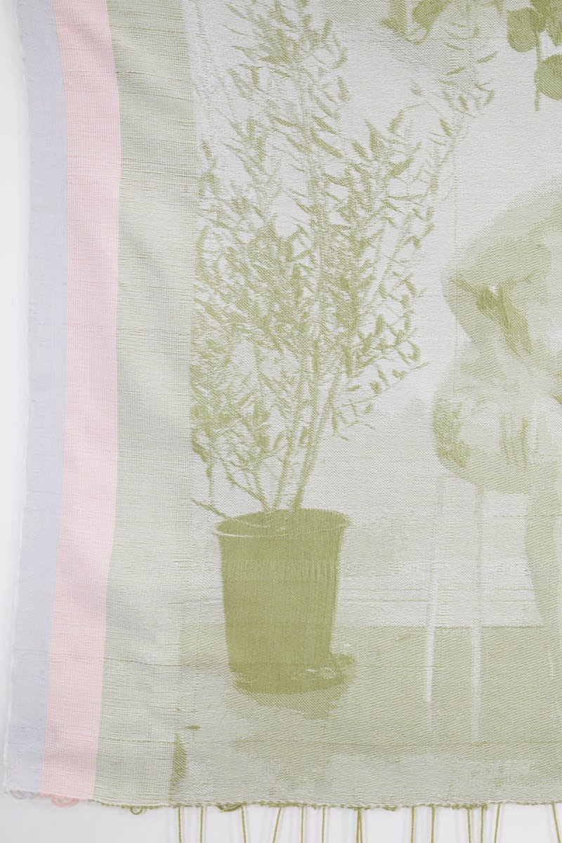 Olivia, 2023, Handwoven acrylic and cotton yarn