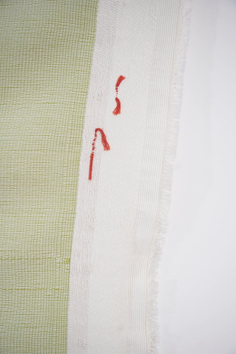 Olivia, 2023, Handwoven acrylic and cotton yarn