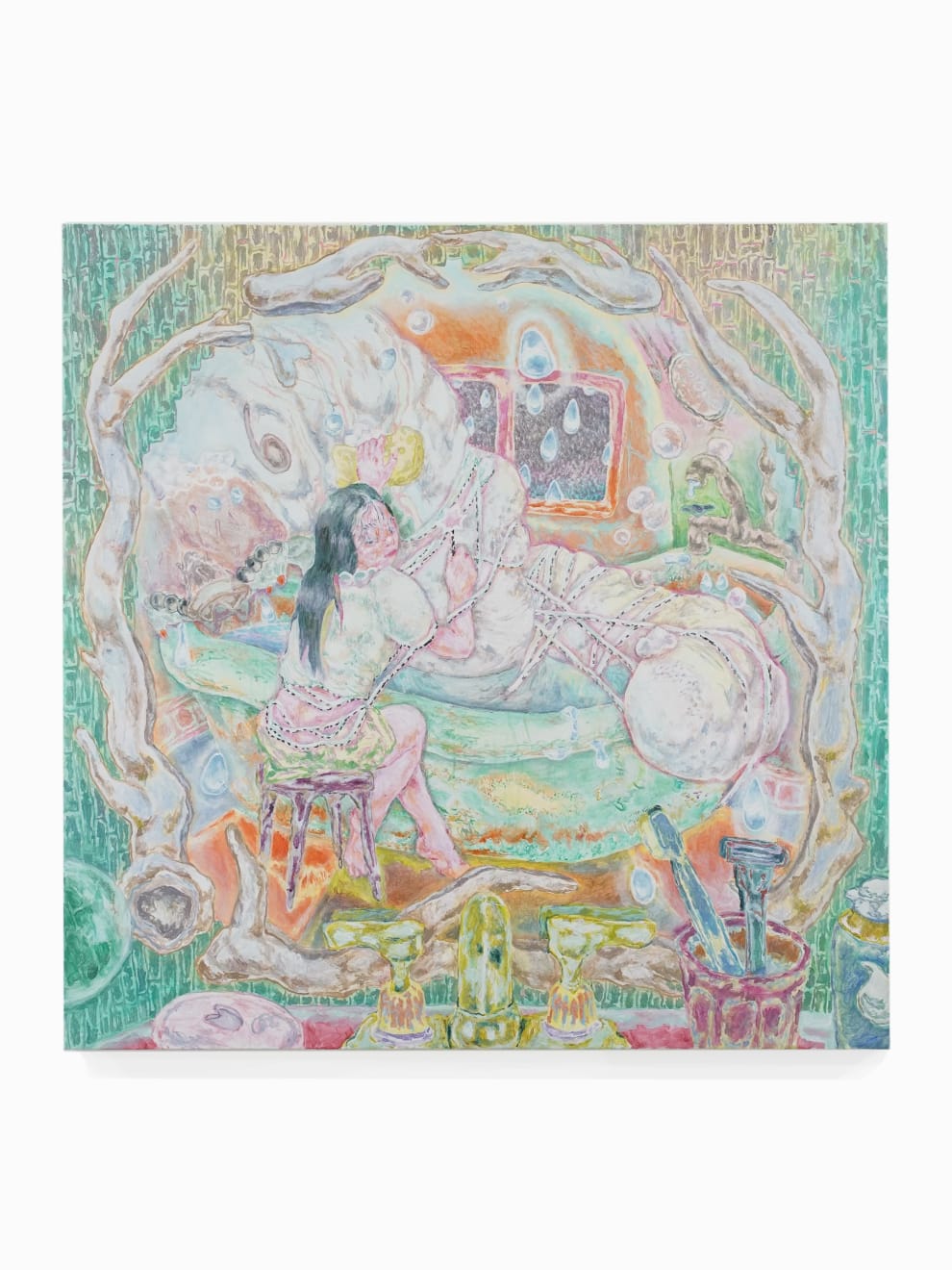 Evelyn Tan, Silkworm 3: Bathroom, 2024