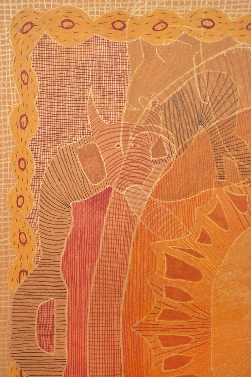 Abel Guzmán, ofrenda al sol, 2023