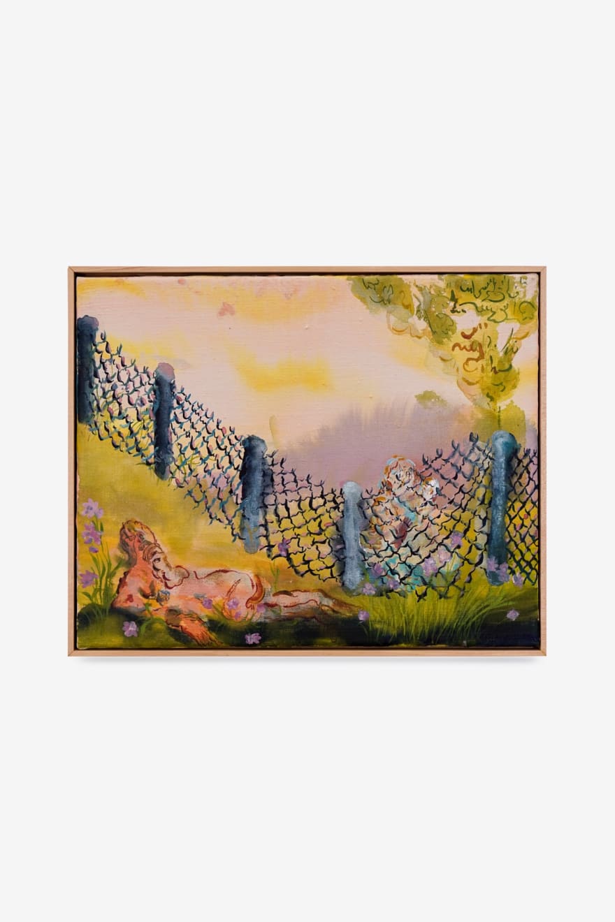 Michael Haight, A fence is a thing that starts out as one thing...always in the sun, their caps are warm to the touch