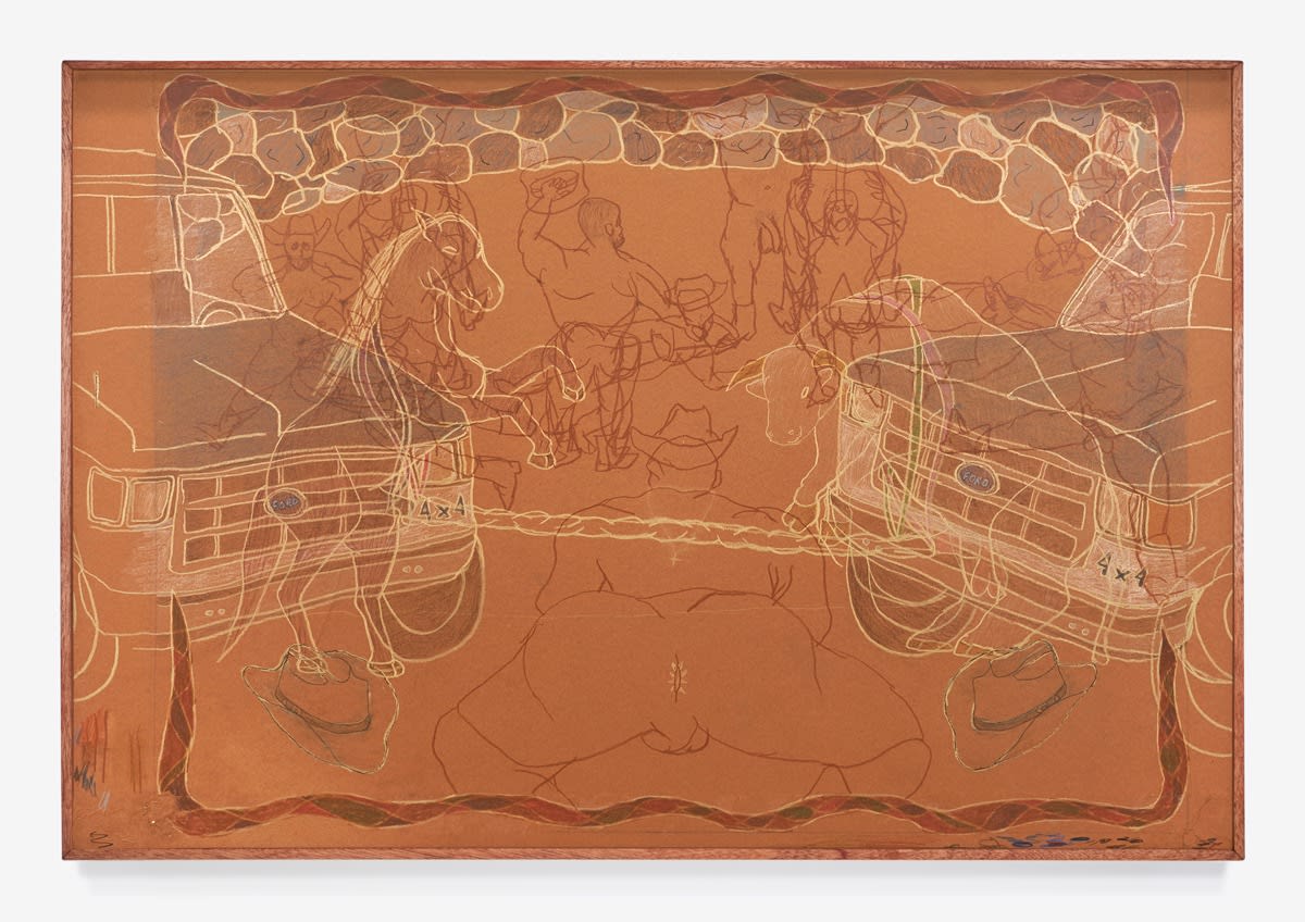 Abel Guzmán, una charreada de coleadores, 2023