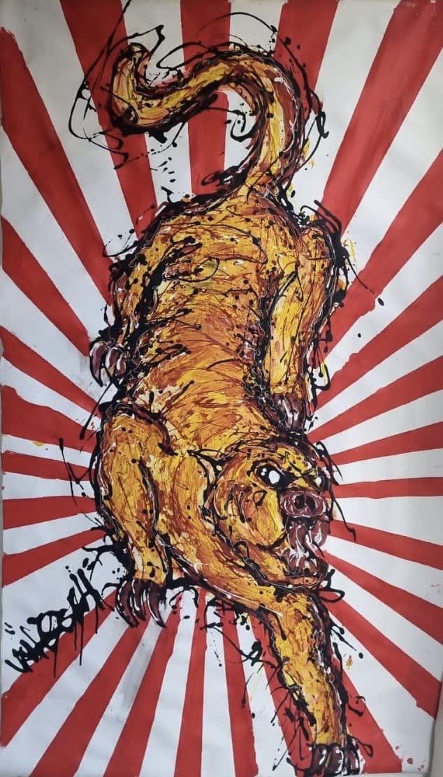 Lieuwe van Gogh, Sort Of A Tiger, 2020