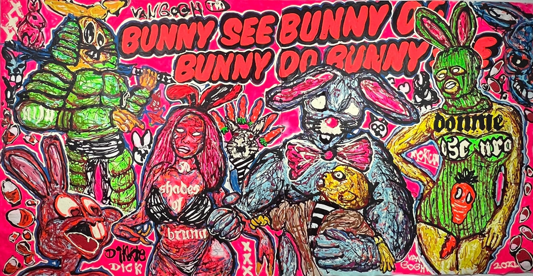 Lieuwe van Gogh, Bunny See Bunny Do, 2022
