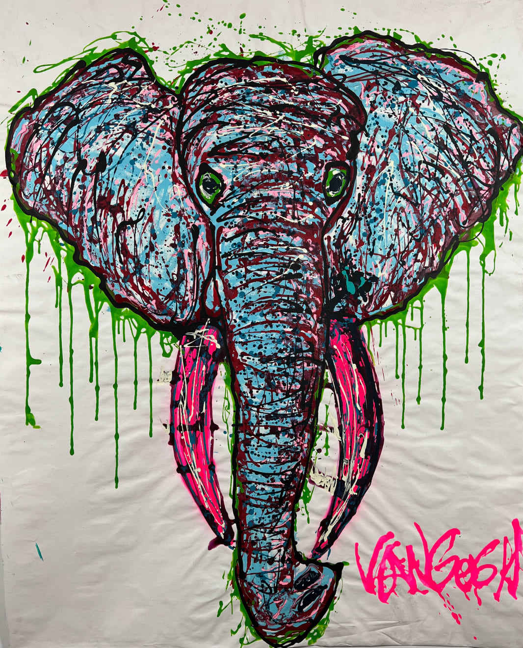 Lieuwe van Gogh, Uptown Funk Elephant -'The Sick One' 5/14 , 2022