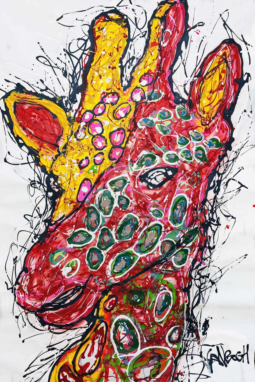 Lieuwe van Gogh, Uptown Funk Giraffe