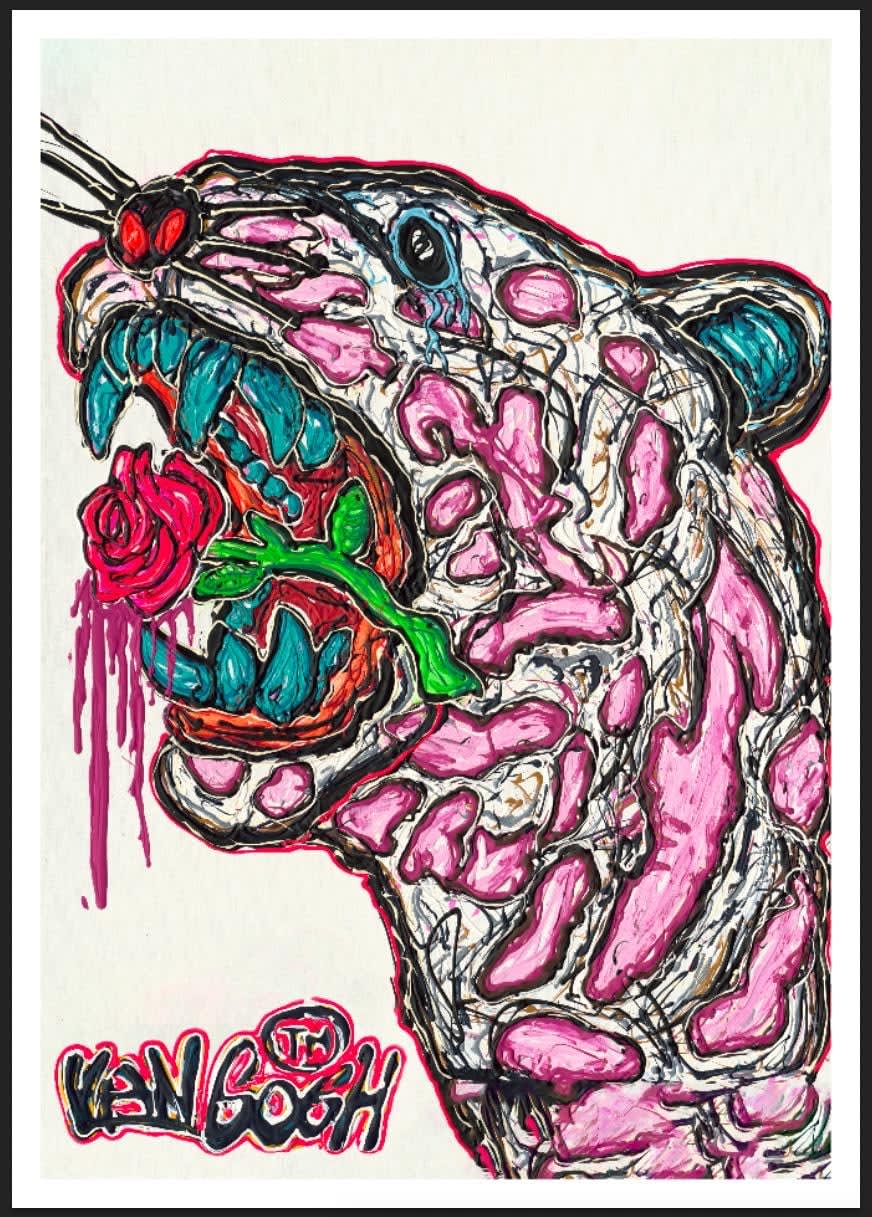 Lieuwe van Gogh, 'Love Sick Beast' Giclée Print, 2025