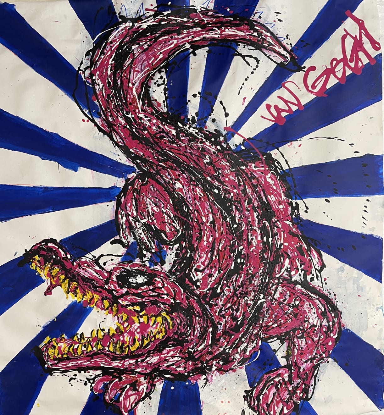 Lieuwe van Gogh, Pink Croc, 2020