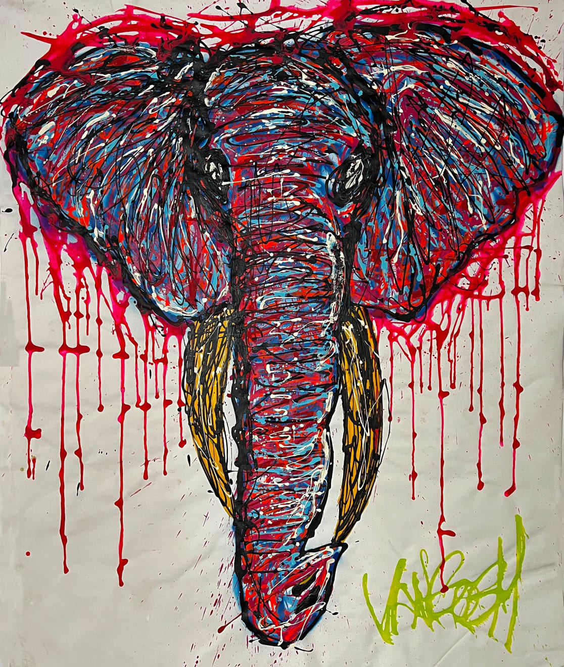 Lieuwe van Gogh, Uptown Funk Elephant -'The One Who Had A Rough Divorce' 10/14 , 2022