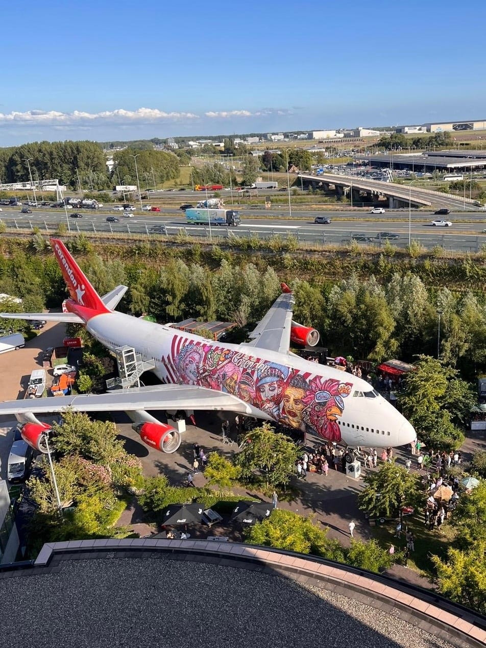 Lieuwe van Gogh, Van Gogh Boeing 747 Art at the Corendon Hotel Amsterdam Airport