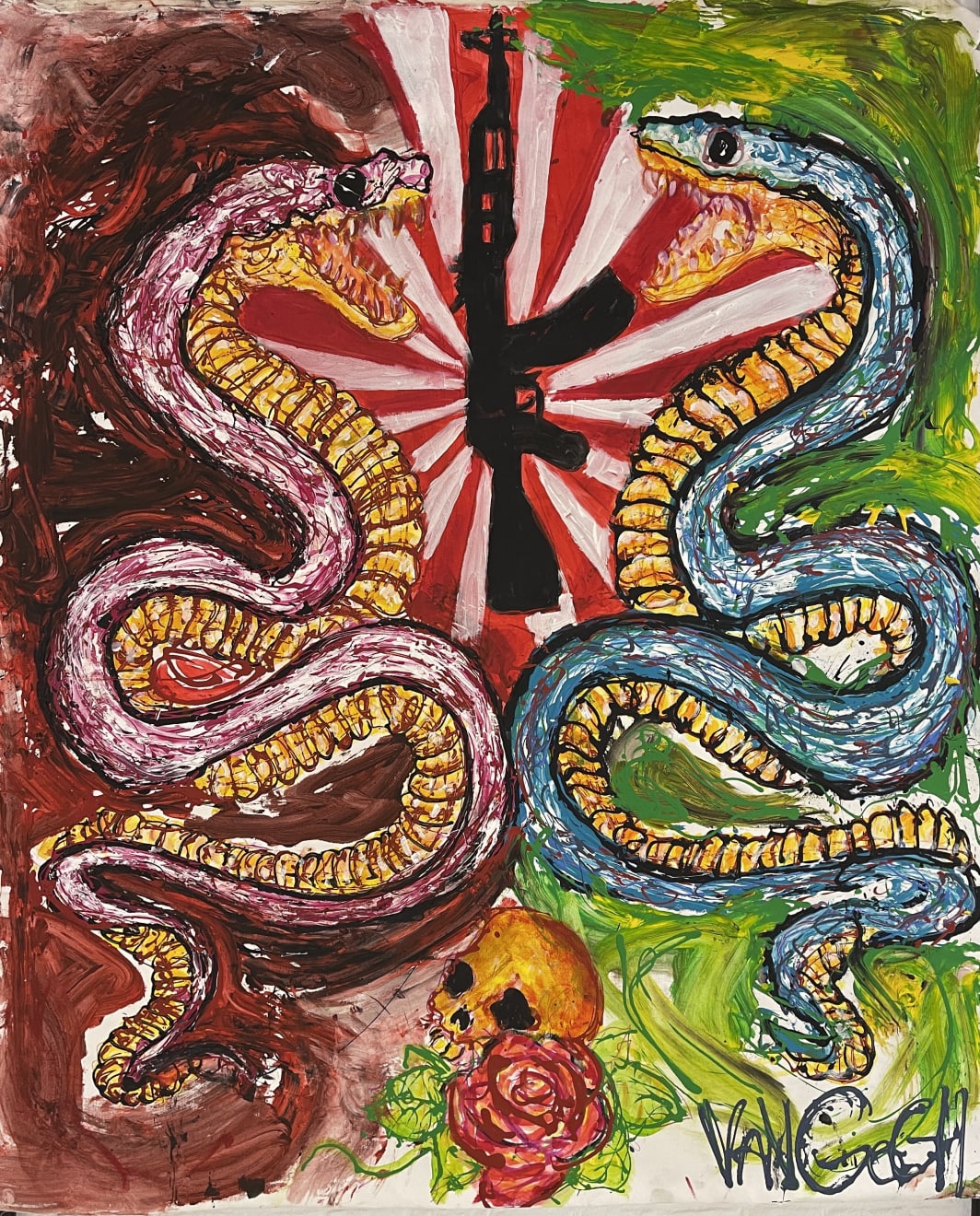 Lieuwe van Gogh, La Guerra De Los Serpentes, 2021