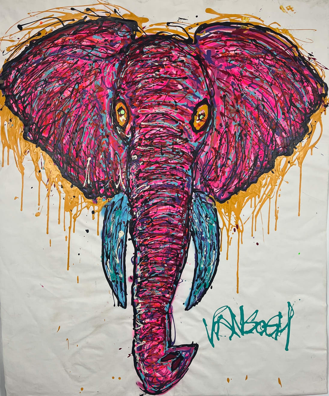Lieuwe van Gogh, Uptown Funk Elephant - 'The Jamin One' 6/14 , 2022