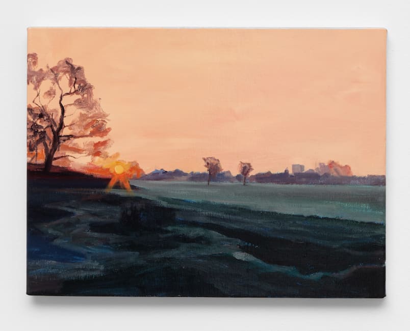 George Shaw, Study for Sunrise over the Ponderosa 2, 2020