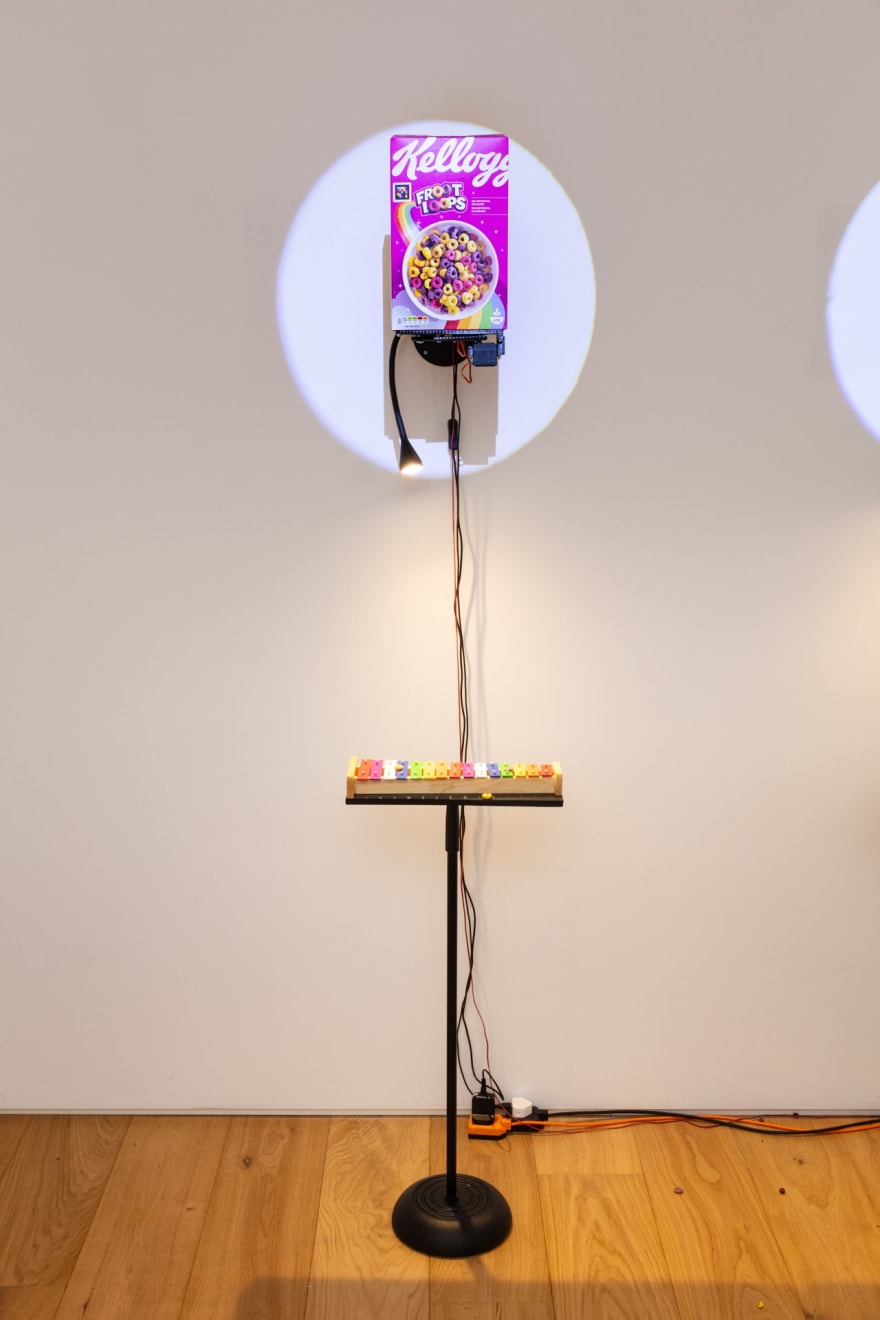 Clara Hastrup, Do-Re-Mi-Fa-Ce-Re-Al (fruit loops), 2023