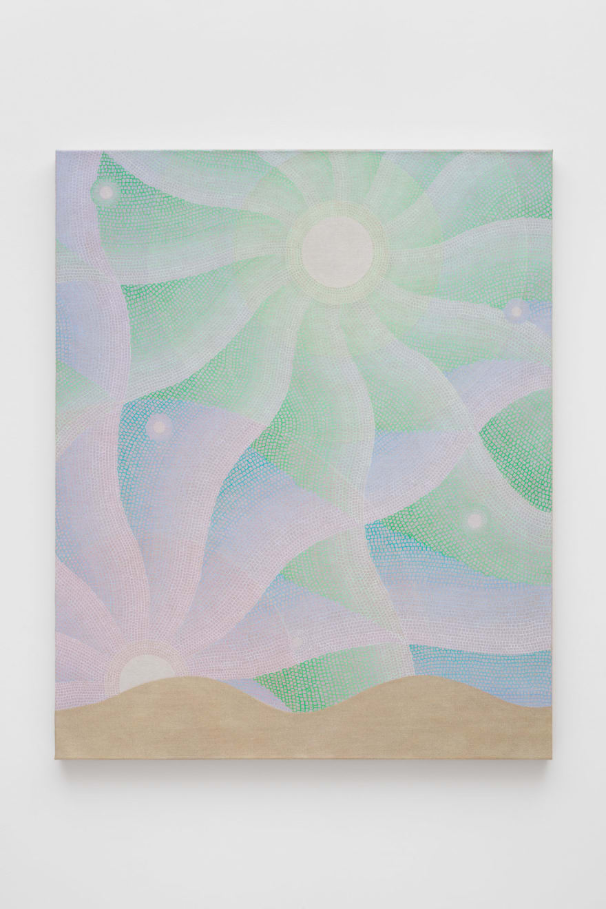 Jessica Cannon, Soft Tether, Green Moon, 2024