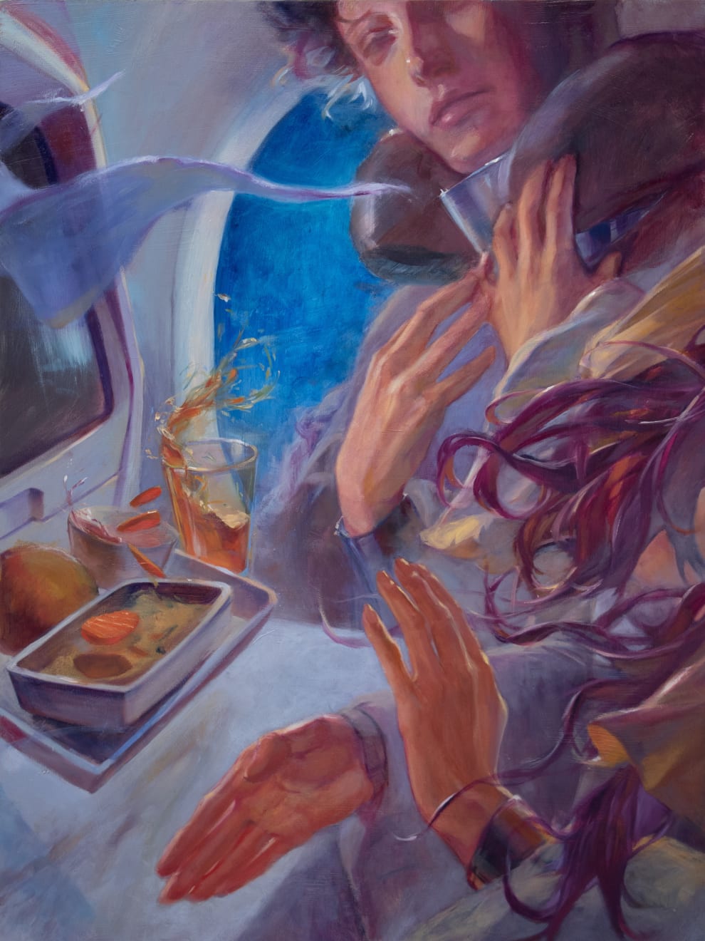 Theresia Zhang, Flying Metal Capsule, 2025