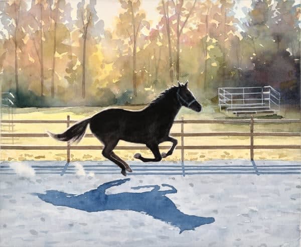 Tim Gardner, Galloping Horse, 2025