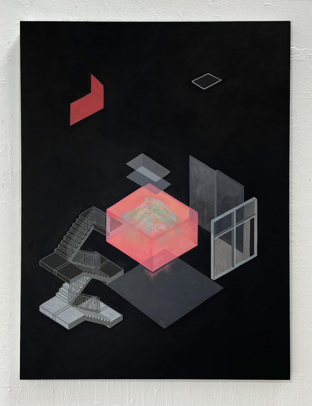 Ye Cheng, Bedroom window, Roaring Train, Footsteps, 2022