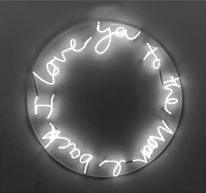 Lauren Baker, To the Moon & Back (White), Large, 2015
